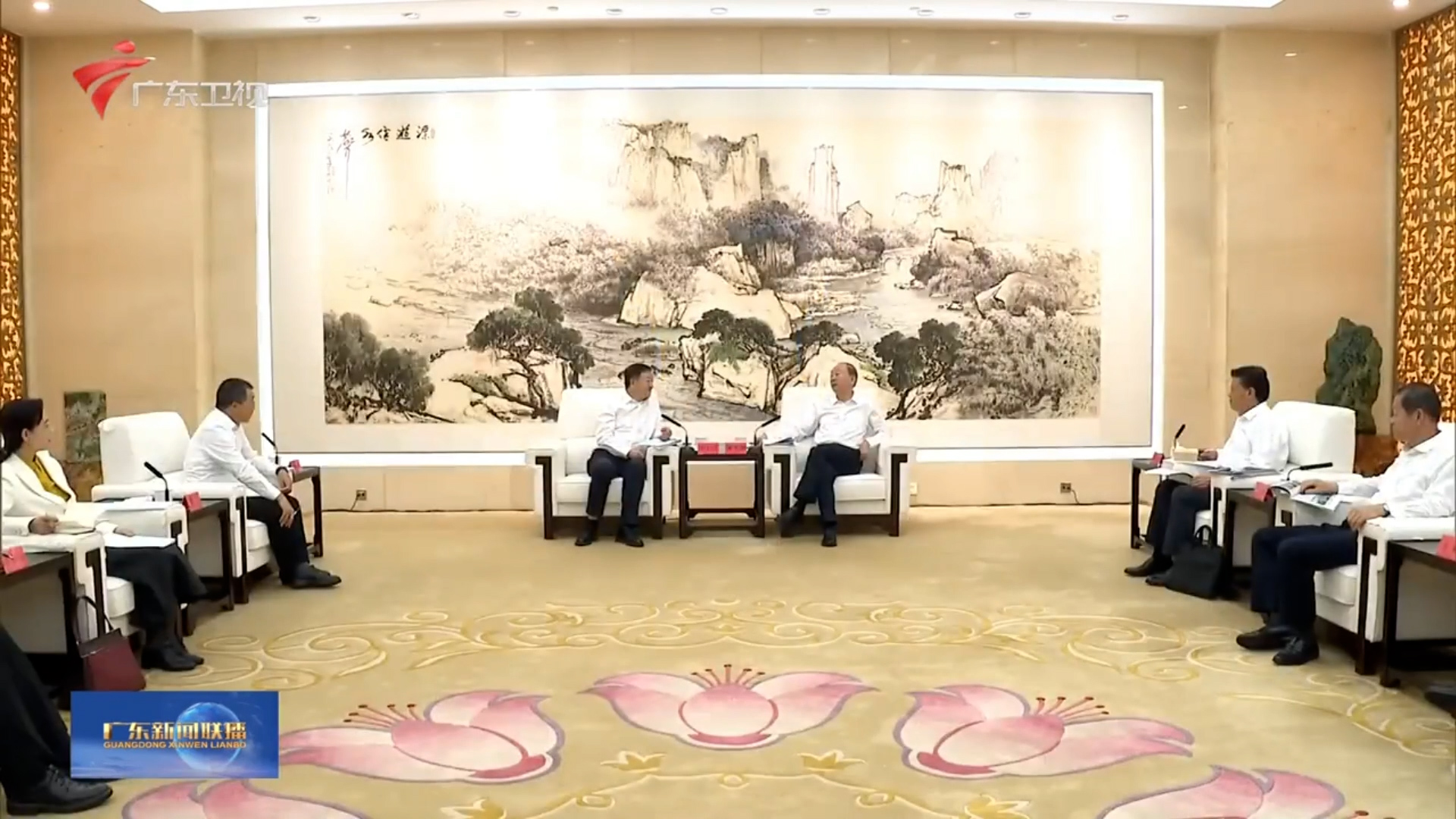 楊長利高立剛拜會廣東省委書...